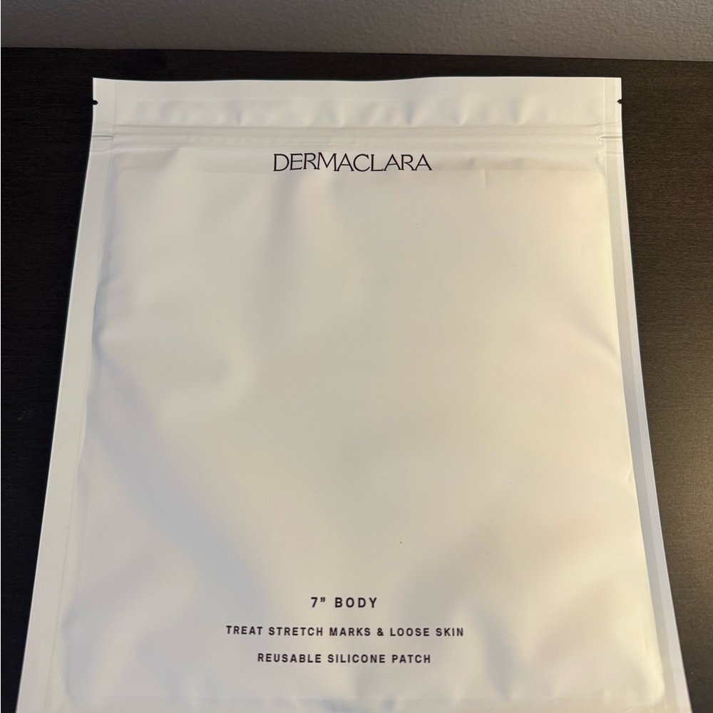 Dermaclara 7” Belly & Body Reusable Silicone Patch Treats Stretch Marks NEW